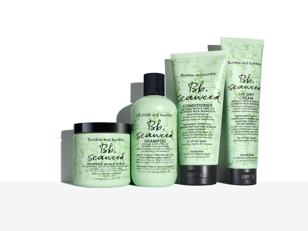 Bumble and Bumbles Seaweed family of scalp care products