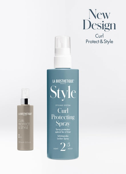 Curl Protecting Spray is not your average heat protector. This product is ideal for anyone who struggles to get lasting styles with hot tools by prepping the hair with added grip. Shop online or in store at Shampoo Hair Bar in Victoria, BC.