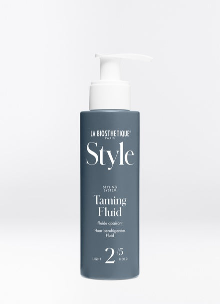 Formally known as Therm-o-flat, this ultra thin gel is equipped with heat protection and smoothing superpowers. Taming Fluid binds moisture into the hair and leaves it sleek and shiny until your next wash.  Shop online or in store at Shampoo Hair Bar in Victoria, BC.