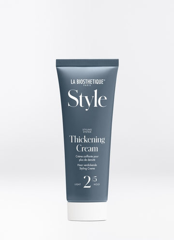 This thermo-activated styling cream has been proven to thicken the hair structure and immediately provides noticeable volume. Thickening cream features hyaluronic acid to protect the hair and lock in moisture while remailing lightweight and malleable. Shop online or in store at Shampoo Hair Bar in Victoria, BC.