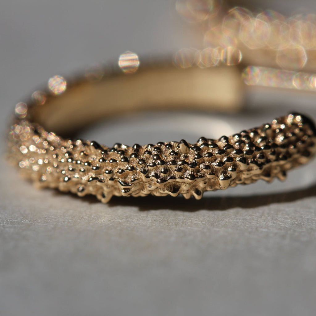 Gold jewelry shop at Shampoo Hair Bar in Victoria BC